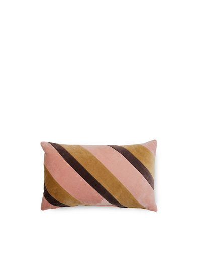 Striped Velvet Cushion in Sunkissed from HK Living