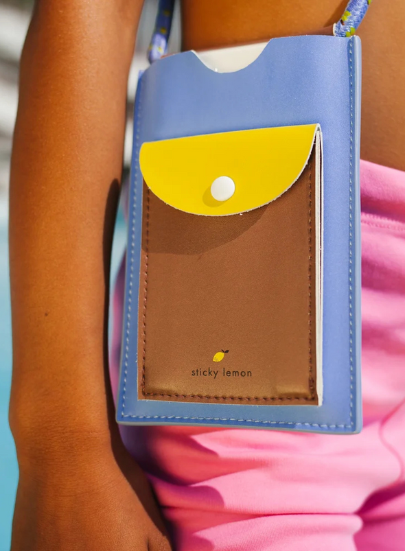 Better Together Phone Pouch In Pool from Sticky Lemon