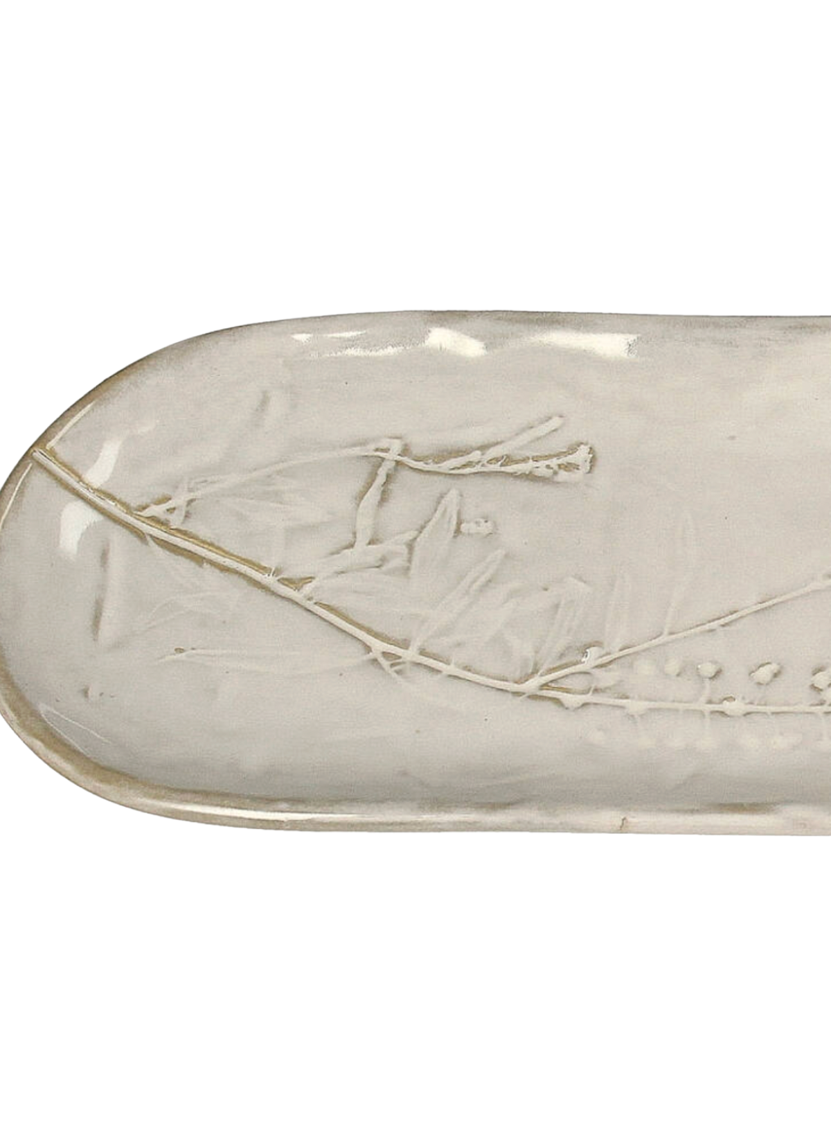 Kersten Field Flower Plate in White 31.5cm