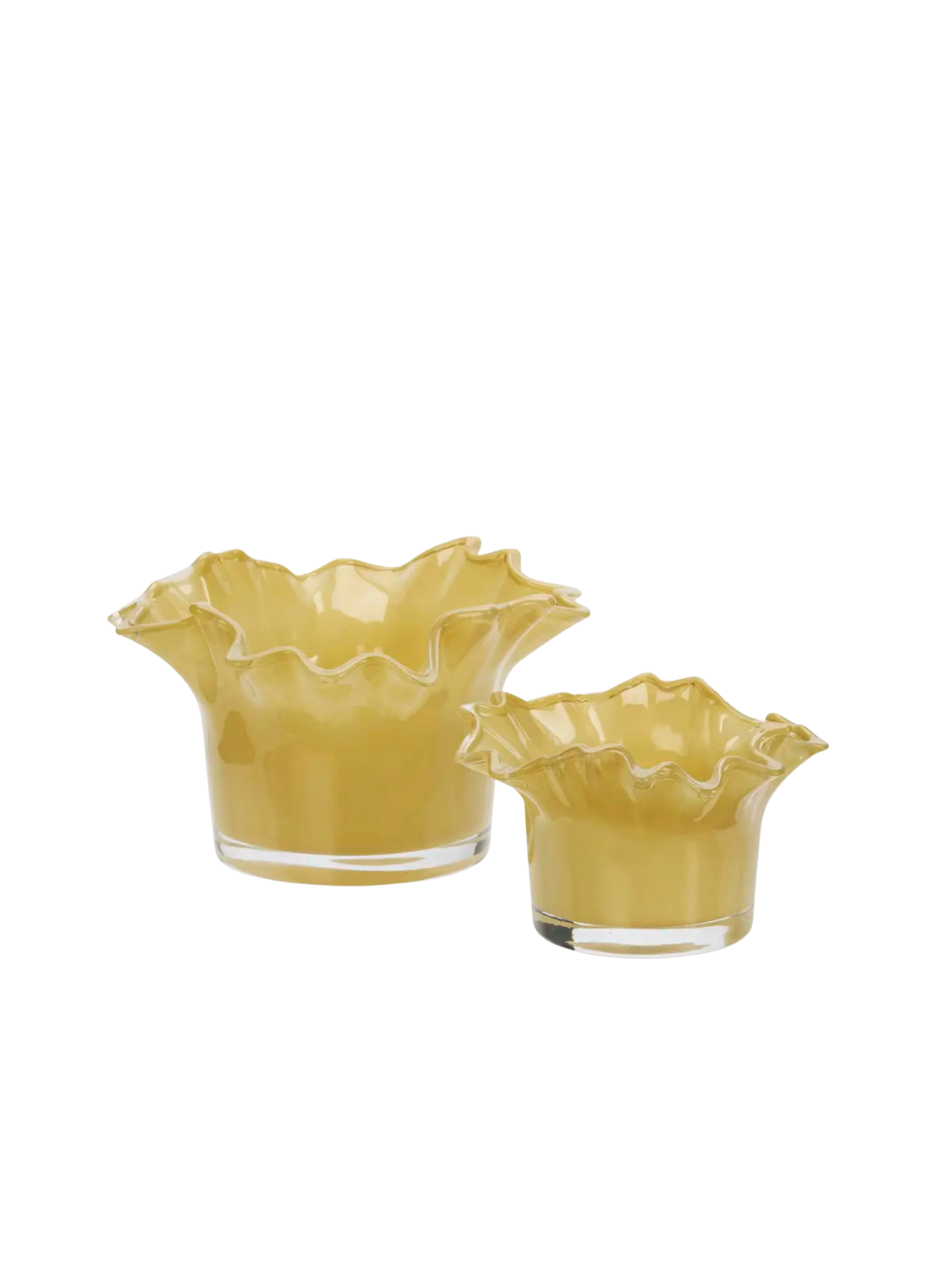 Madam Stoltz Large Dusty Yellow Votive