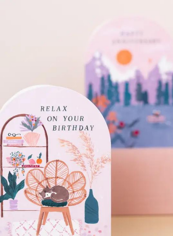 Relax On Your Birthday Card from Sister Paper Co.