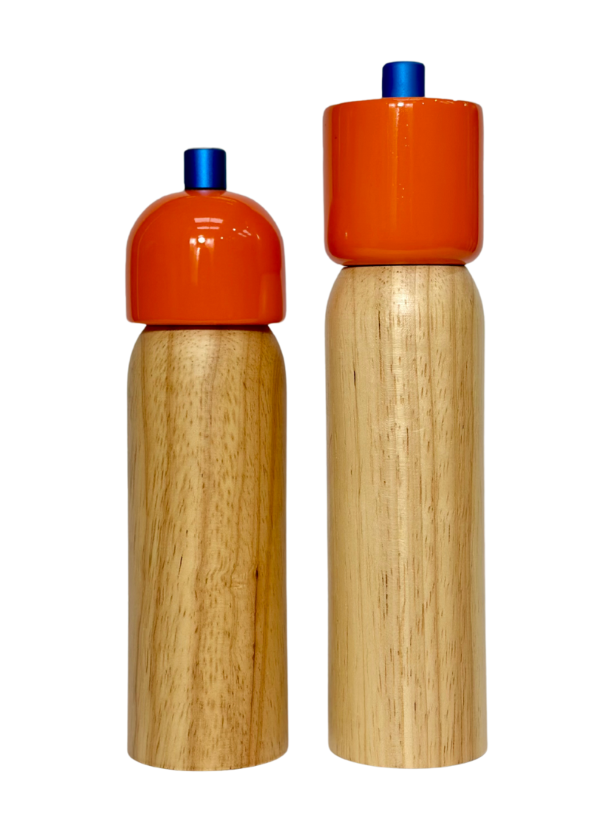 Medium Salt/Pepper Grinder in Orange & Blue from MÆGEN