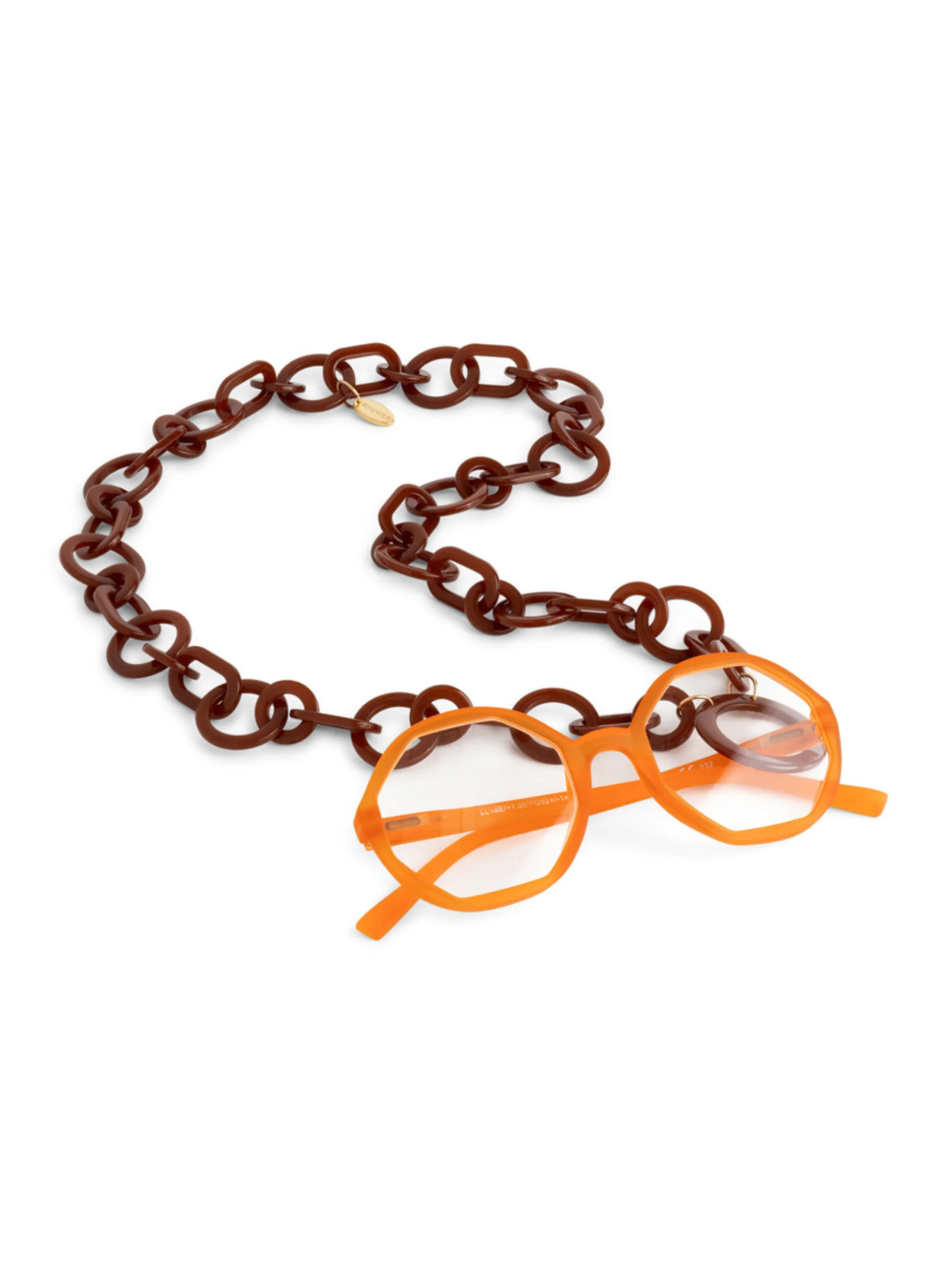 Looplabb Round Glasses Chain in Mauve