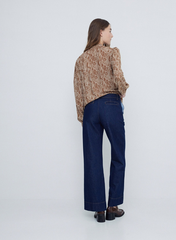 Lucky Denim Trousers in Indigo from Yerse