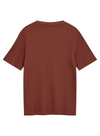 Kikki SS Waffle Tee in Auburn from Anerkjendt