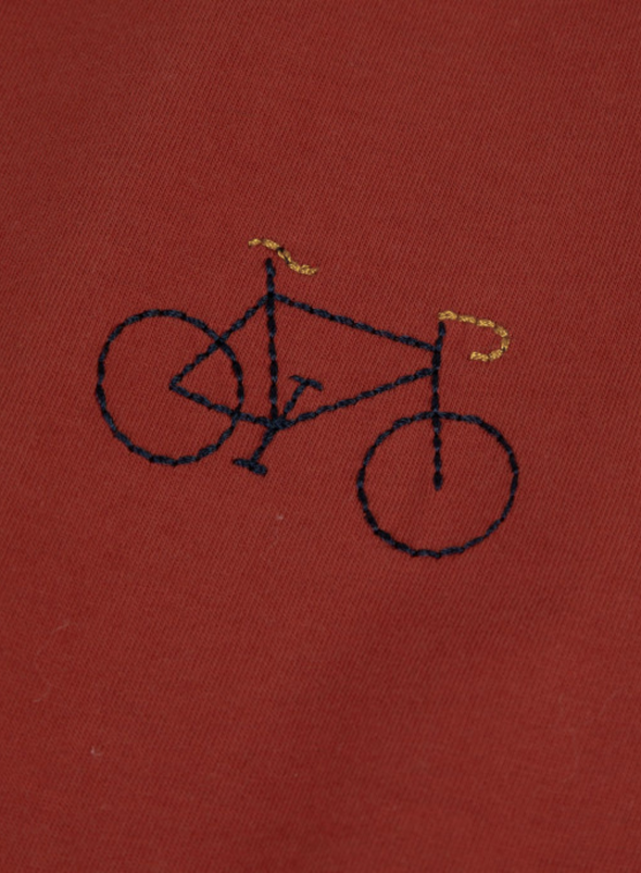 Arcy T-Shirt in Red Bike from Faguo