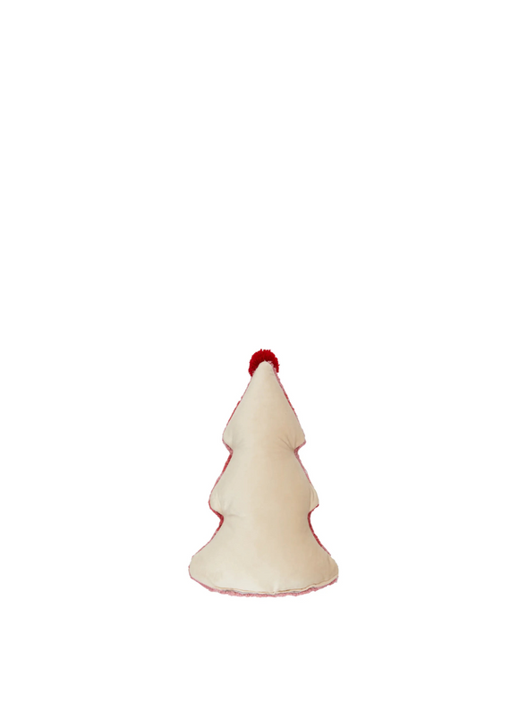 Shaped Holiday Tree W/Pom Cushion from Peking Handicraft