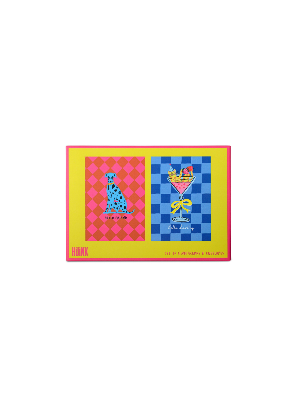 Designworks Ink Hijinx Notecards (Set of 8) Hello