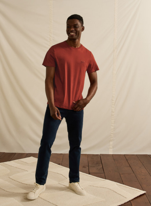Arcy T-Shirt in Red Bike from Faguo