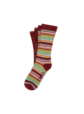 Gift Box Socks Quentin in Cabernet Red from King Louie