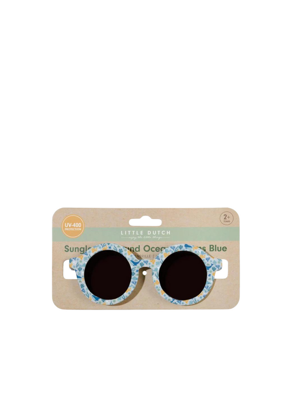 Sunglasses Round in Ocean Dreams Blue from Little Dutch