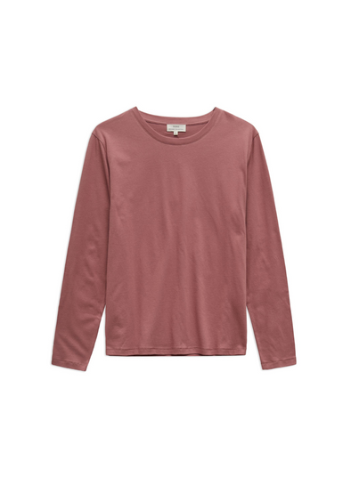 O-Line Long Sleeve Top in Terracotta from Yerse