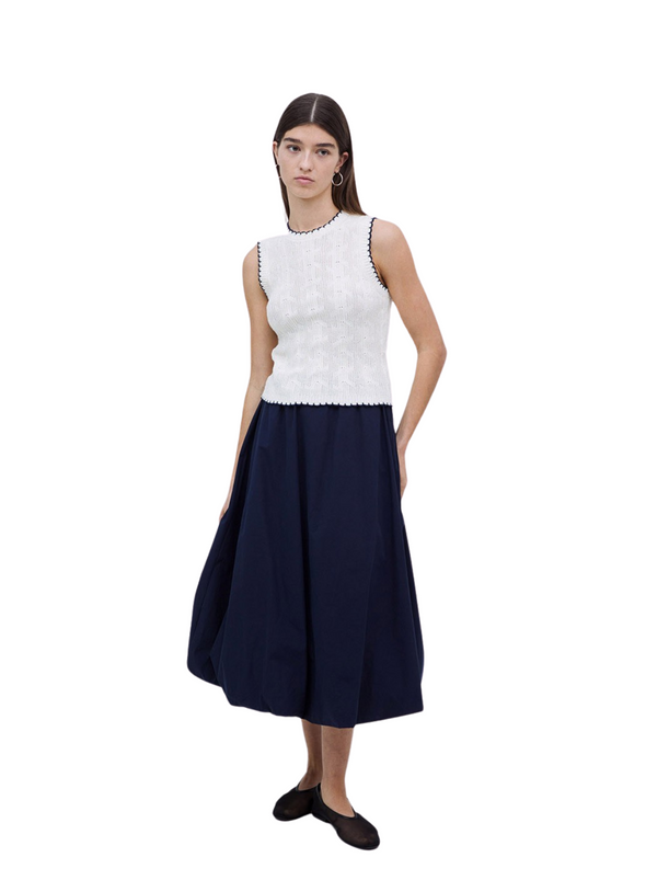 Globo Puffy Skirt in Navy from Yerse