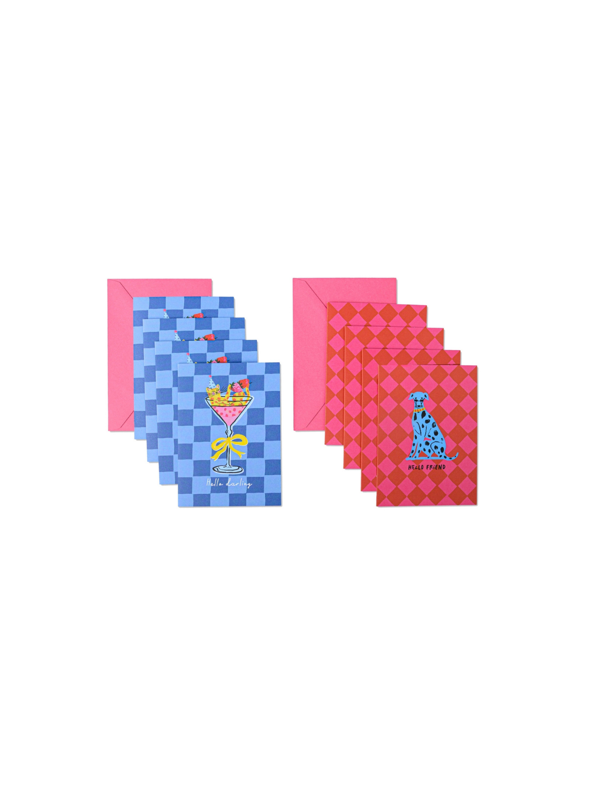 Designworks Ink Hijinx Notecards (Set of 8) Hello