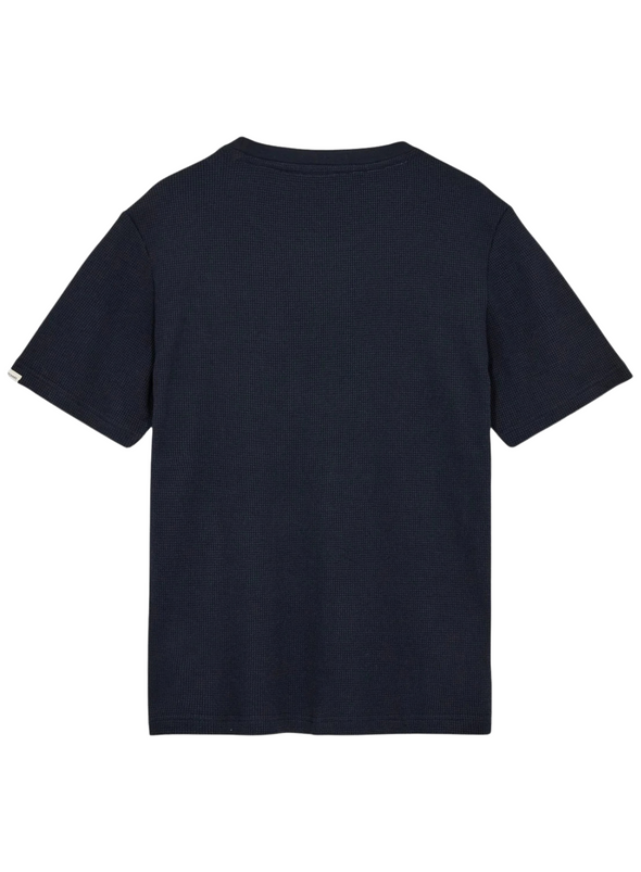 Kikki SS Waffle Tee in Sky Captain from Anerkjendt