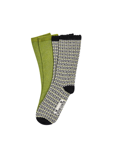 Gift Box Socks Quentin in Posey Green from King Louie