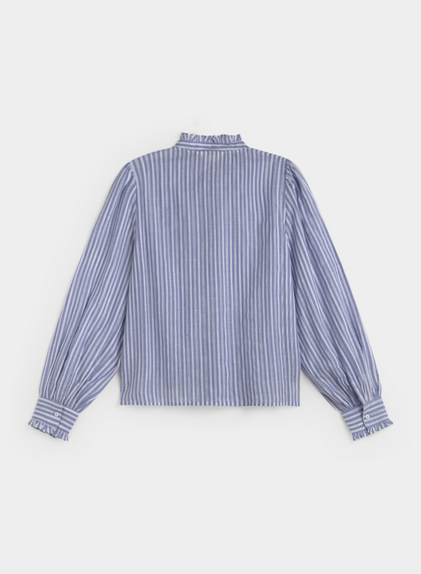 Eloisa Shirt in Blue Stripe from Ese O Ese