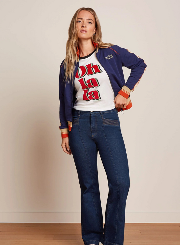 Lila Coljack Daytona Sweat in Beacon Blue from King Louie