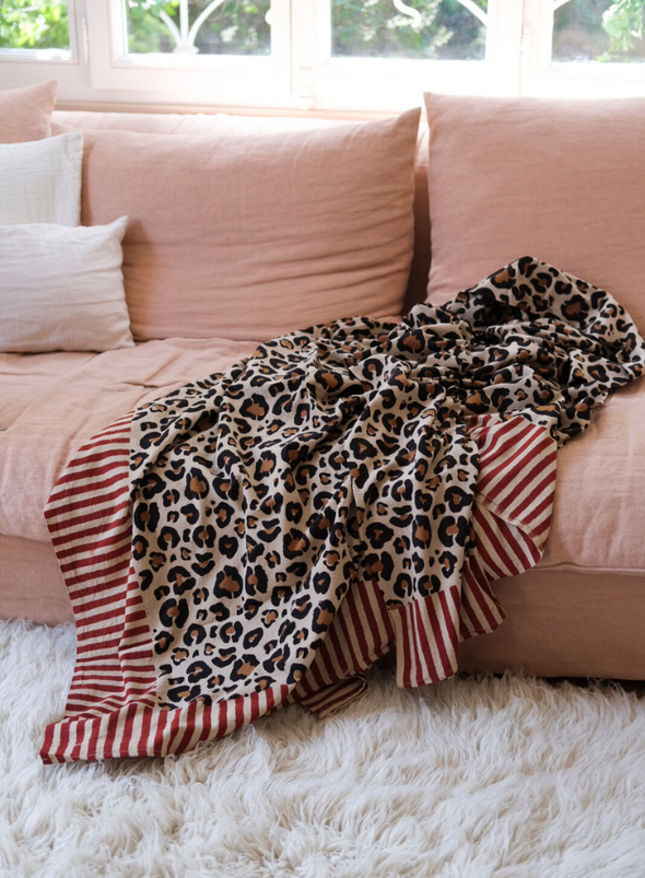 Leopard Table Throw from Doing Goods