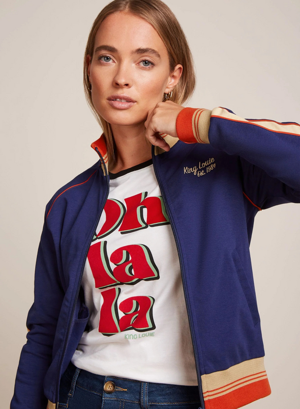 Lila Coljack Daytona Sweat in Beacon Blue from King Louie