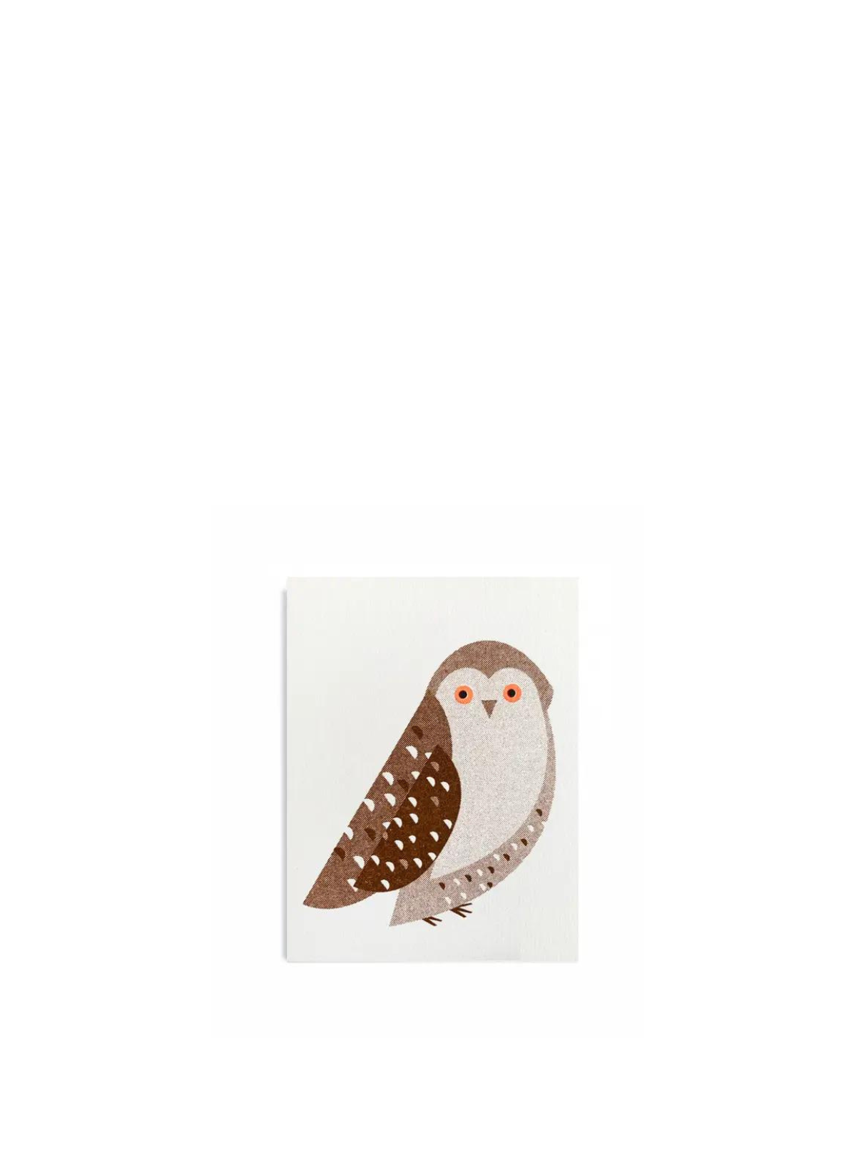 Snowy Owl Mini Card from Scout Editions