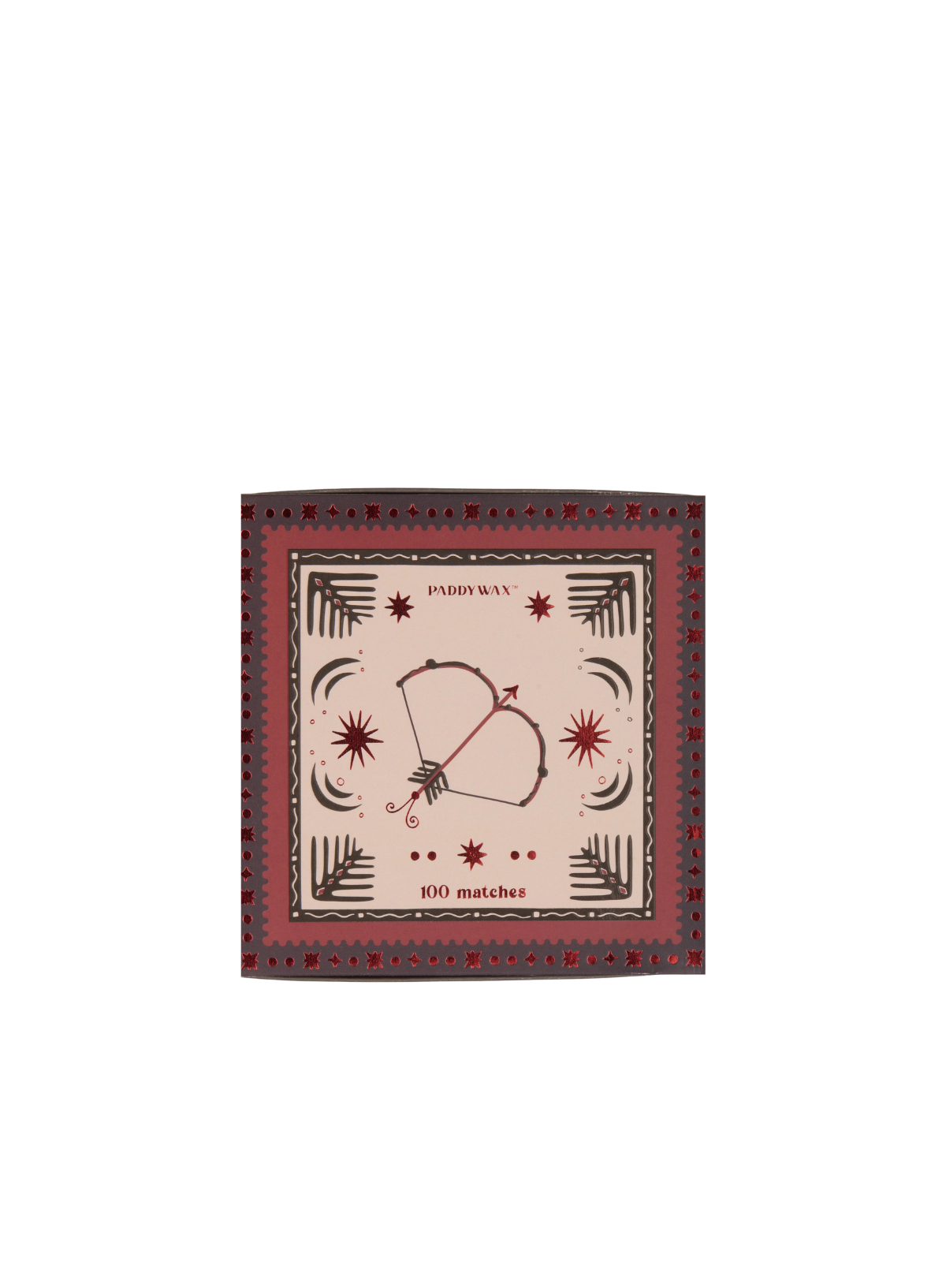 Jumbo Boxed Matches with Foil Accents - Bow & Arrow - from Paddywax