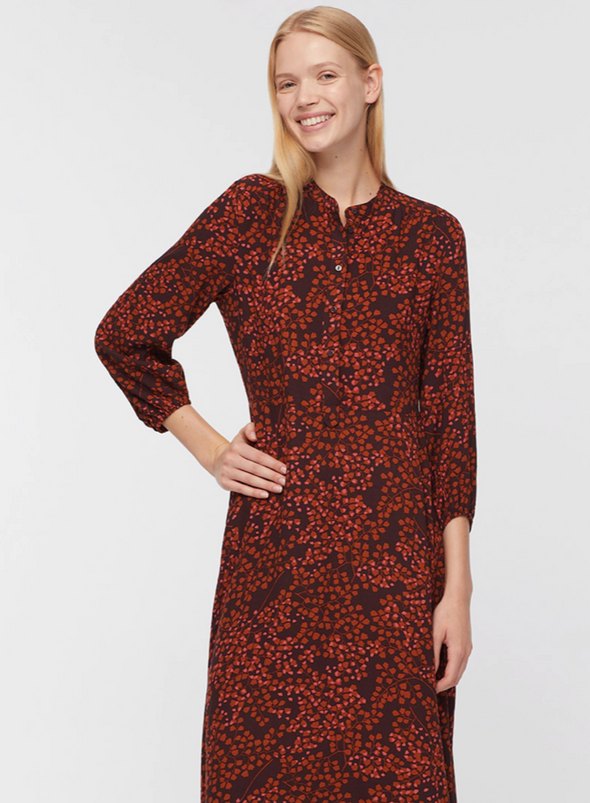 Dress Midi Tree Seed Print 323 from Nice Things