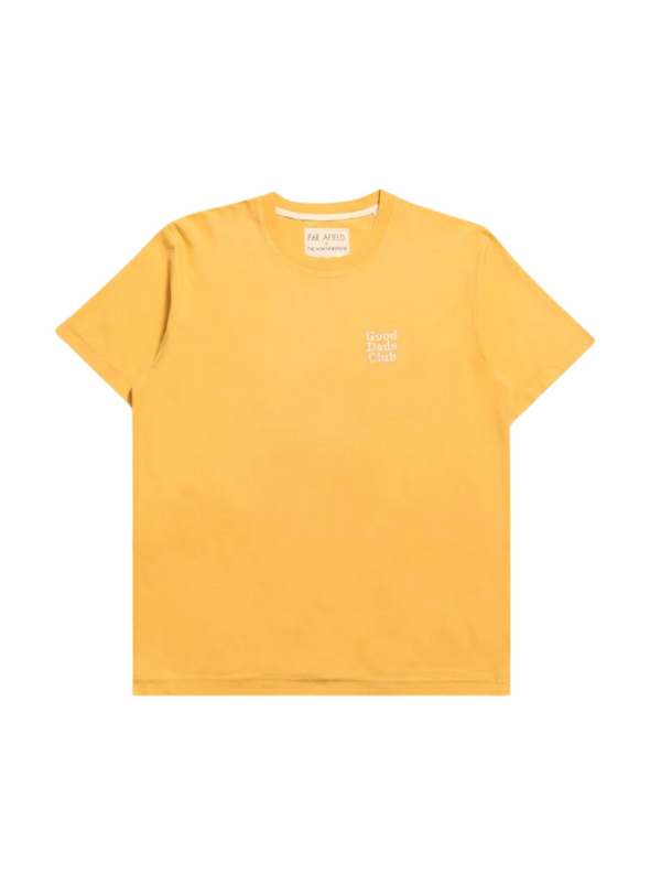 Basic T-Shirt Good Dads Club in Honey/White from Far Afield