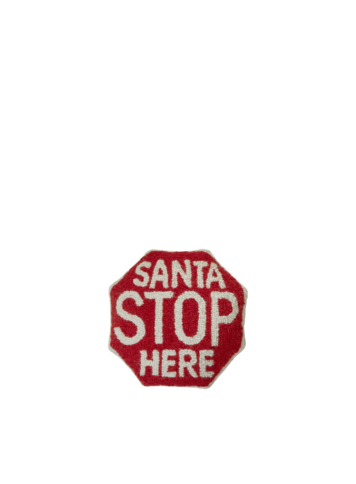 Shaped Santa Stop Sign Hook Cushion from Peking Handicraft