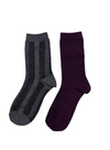 Purple Barcelona and Berlin Sock Box Duo from Sixton
