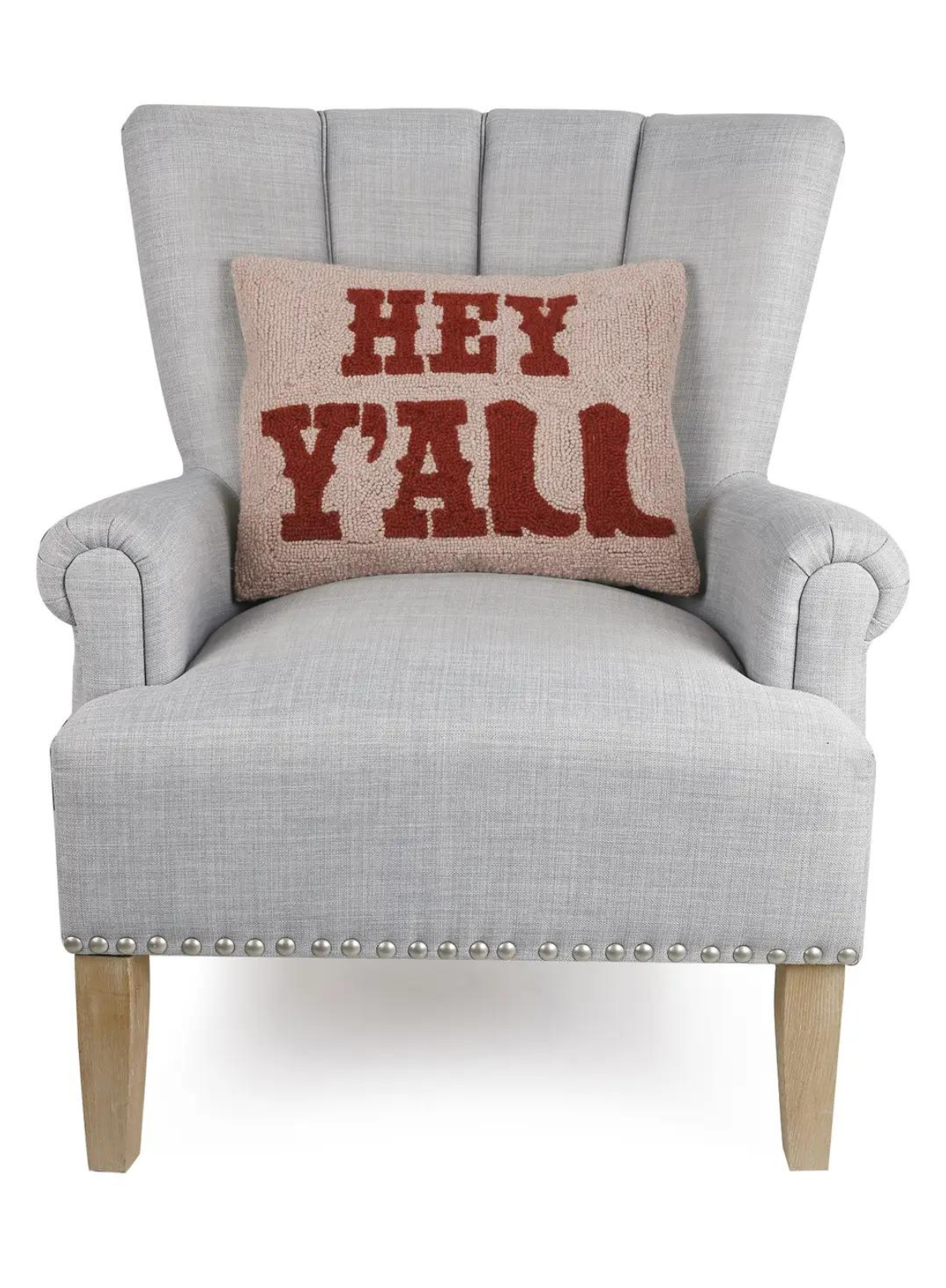 Hey Y'All Hook Cushion from Peking Handicraft