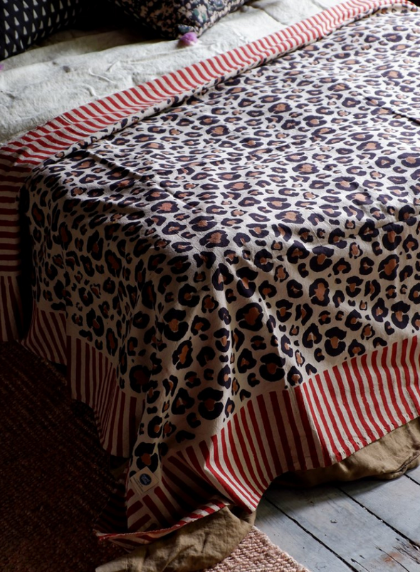 Leopard Table Throw from Doing Goods