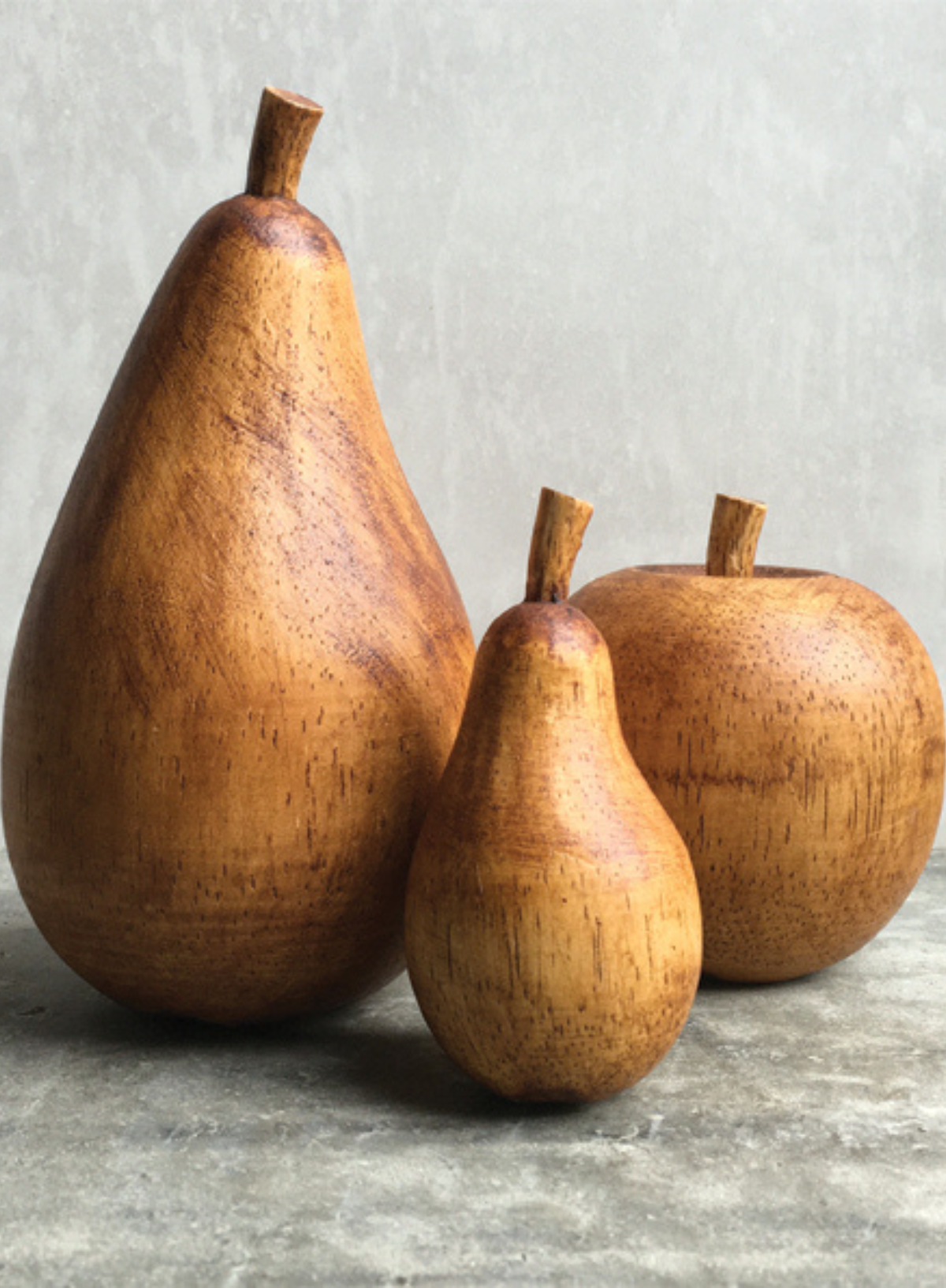 East of India Large Wooden pear