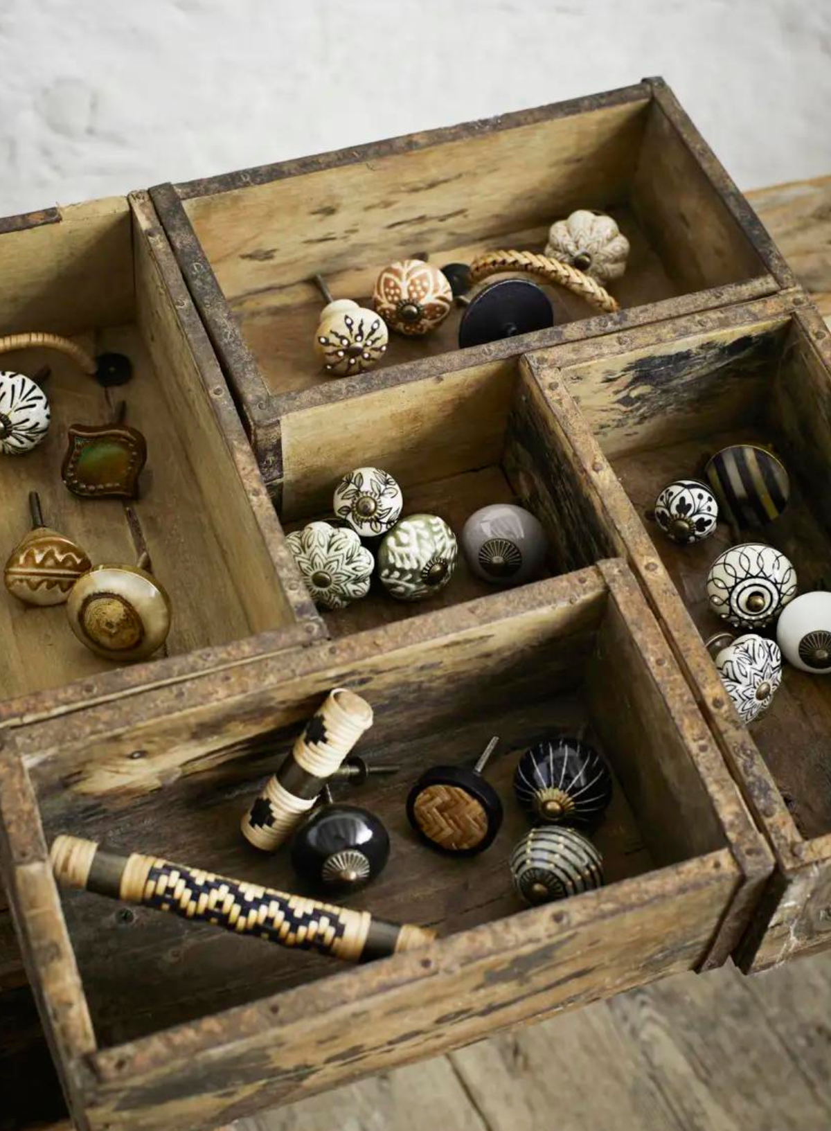 Jules Stoneware Door Knob from Madam Stoltz