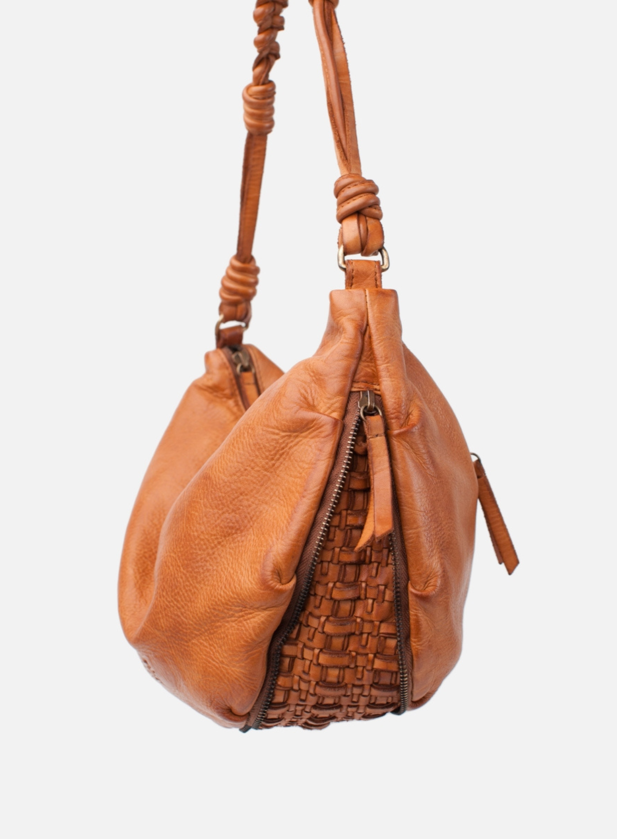 Biba Leather Niland Bag in Tan