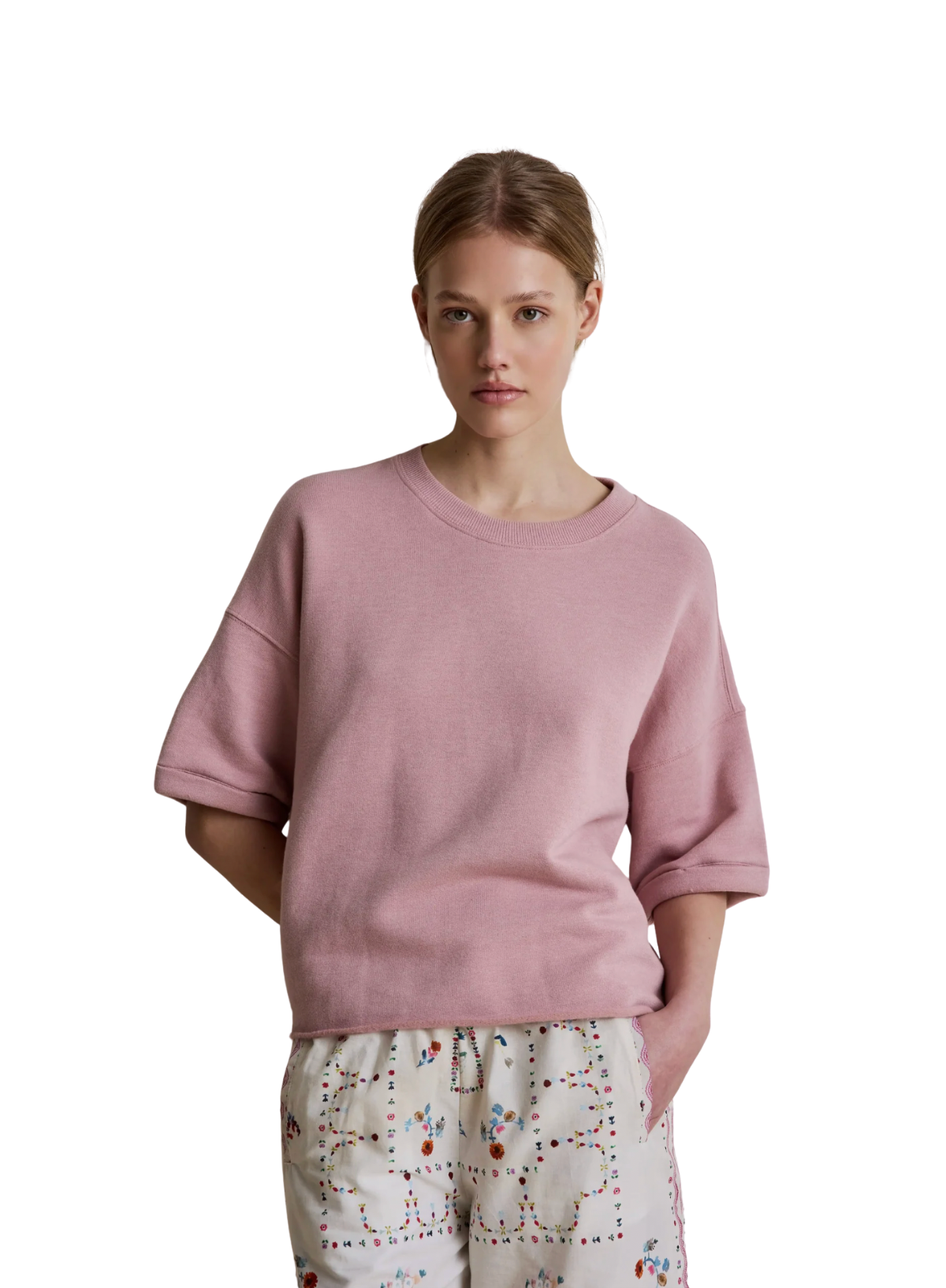 Hod Solange Sweatshirt in Mauve