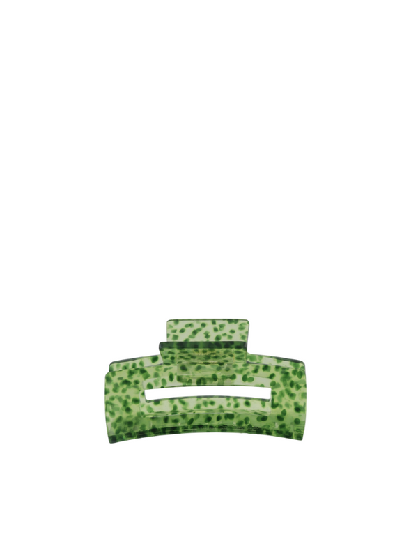Marseille Resin Bulldog Hairclip in Green from Big Metal