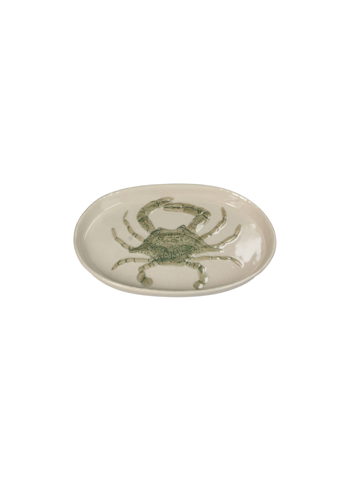 Kersten Crab Plate in Green