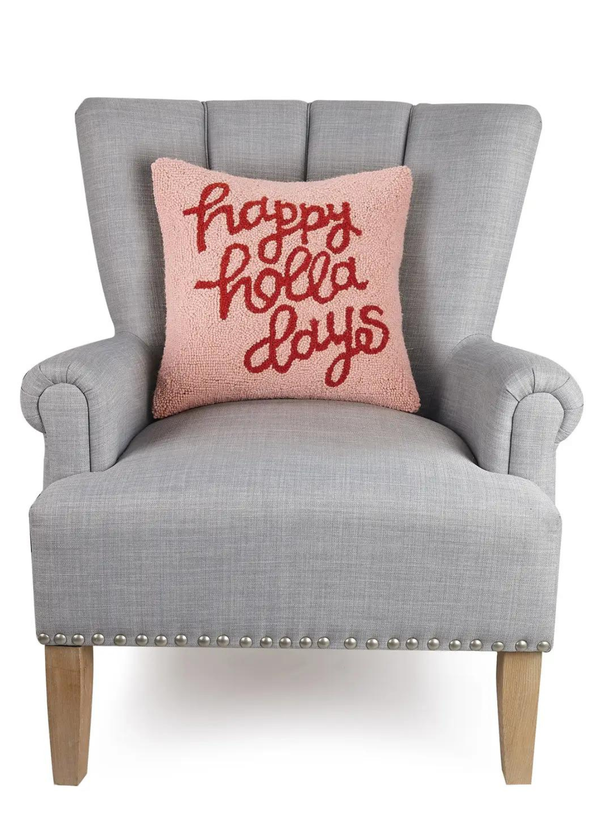 Happy Holladays Hook Cushion by Ampersand from Peking Handicraft