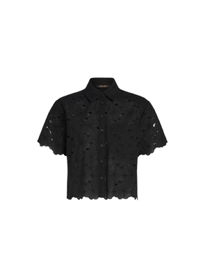Evelina Blouse Brava Broderie in Black from King Louie