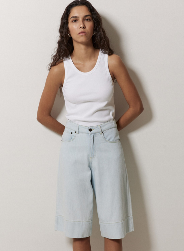 Luisa Vest Top in White from Yerse