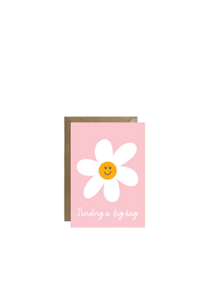 Sending a Big Hug Daisy Card from Tikkled Pink