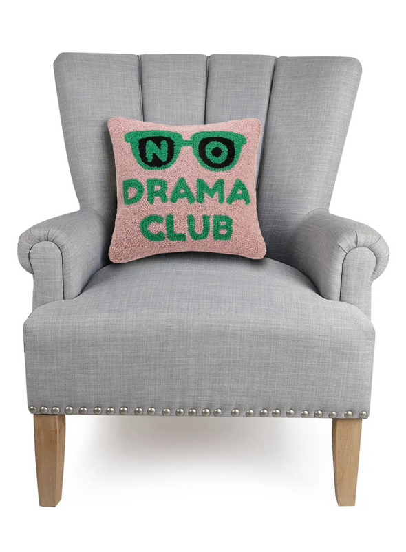 No Drama Club Hook Cushion from Peking Handicraft