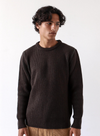 Hamish Ribbed Knit in Slate Brown/Forest Green from Far Afield