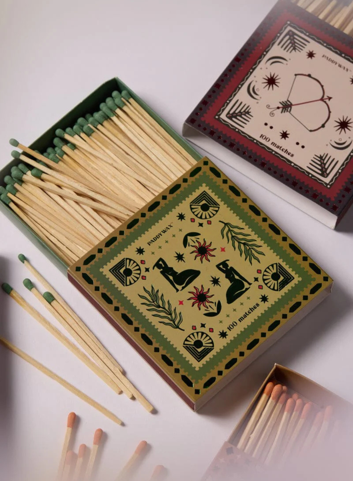 Jumbo Boxed Matches with Foil Accents - Femme - from Paddywax