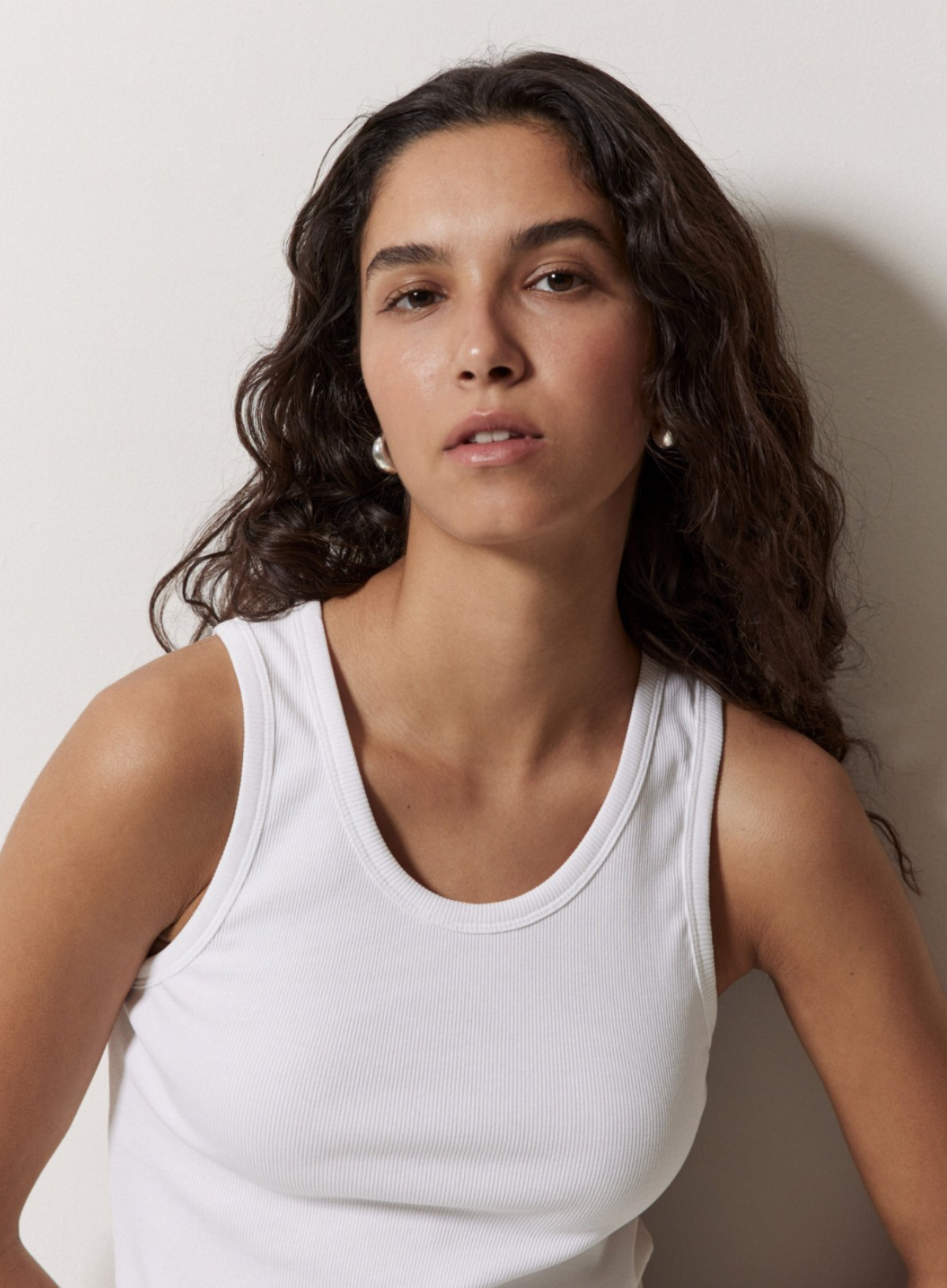 Luisa Vest Top in White from Yerse