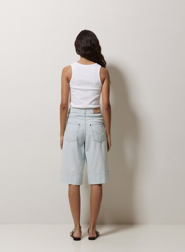 Luisa Vest Top in White from Yerse