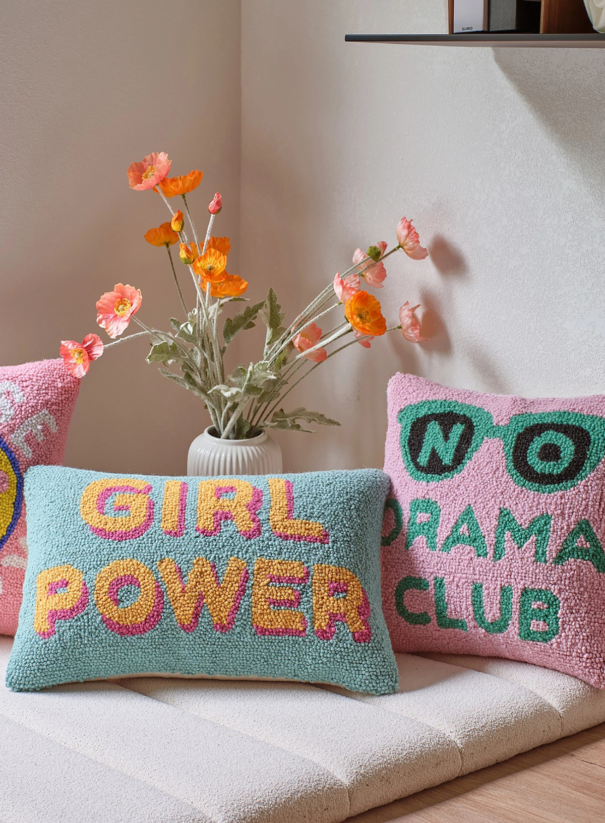 No Drama Club Hook Cushion from Peking Handicraft