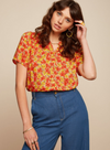 Maisie Blouse Doree in Fiesta Red from King Louie