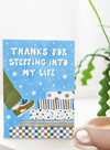 Stepping into My Life Card from Tikkled Pink